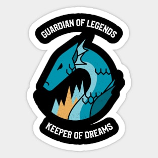 Guardian of Legends, Keeper of Dreams DRAGON Sticker